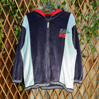 Vintage Y2K P.Miller velour embroider 00s hip hop zip hoodie