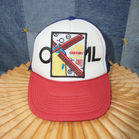 OSFA - Vintage Y2K O’Neill patchwork embroidered patch hat