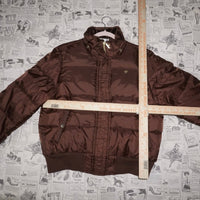 XL - Vintage Y2K south Pole brown 00s quilted puffer jacket