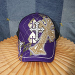 OSFA - Vintage / Y2K KB ethos plaid grunge cross 2000s hat