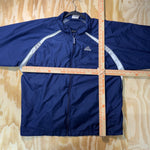 Vintage Y2K Adidas embroidered logo 3 stripe windbreaker 00s
