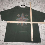 XXL - Vintage Y2K native Aztec tribal new mexico 90s t-shirt