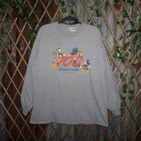 XL - Vintage Y2K Disneyland goofy mickey 1990s LS t-shirt