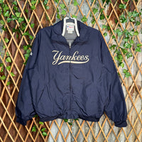 Vintage Y2K New York Yankees 2000s MLB embroider windbreaker