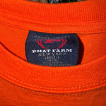 Vintage Y2K phat farm 2000 hip hop flag baggy orange t-shirt