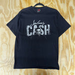 Vintage y2k johnny cash country music singer faded t-shirt
