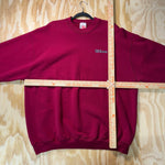 Vintage Y2K Wilson 1990s usa made embroider heavy sweatshirt