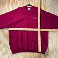 Vintage Y2K Wilson 1990s usa made embroider heavy sweatshirt
