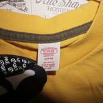 Large - Vintage Y2K CRB yellow tribal guitar 00s LS T-shirt