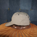 OSFA - Vintage Y2K performance adjustable dad sport logo cap - Beige - OSFA