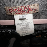 3 - Vintage Y2K Paris Blues women's 2000s denim essential - Black - 3