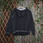 L - Vintage Y2K Nfl raw hem exposed stitching embroidered - Heather Gray - L