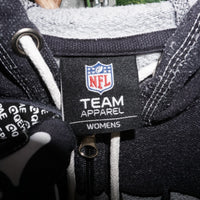 L - Vintage Y2K Nfl raw hem exposed stitching embroidered - Heather Gray - L