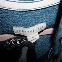 M - Vintage Y2K Aeropostale embroidered aero nyc faded - Blue - M
