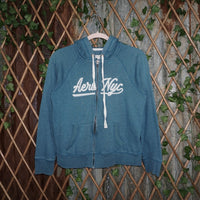 M - Vintage Y2K Aeropostale embroidered aero nyc faded - Blue - M