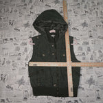 L - Vintage Y2K Forever military cargo pocket stitching - Green - L