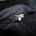 L - Vintage Y2K sweat suit top bottom velor essential preppy - Gray - L