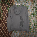 S - Vintage Y2K Crazy Shirt floral grunge women's surf - Gray - S