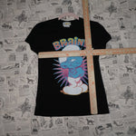L - Vintage Y2K Smurf brainy smurfs smart funny quirky 2000s - Black - L