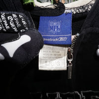 L - Vintage Y2K Nfl velor embroidered reebok oakland las - Black - L
