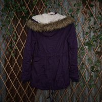 L - Vintage Y2K Dry Laundry Japan heavyweight rain coat - Purple - L