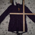 L - Vintage Y2K Dry Laundry Japan heavyweight rain coat - Purple - L