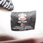 XL - Vintage Y2K Paul Frank monkey logo chest hit zip hoodie - Red - XL