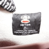 XL - Vintage Y2K Paul Frank monkey logo chest hit zip hoodie - Red - XL