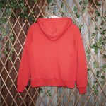 XL - Vintage Y2K Paul Frank monkey logo chest hit zip hoodie - Red - XL
