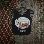 S - Vintage Y2K American Vintage betty boop motorcycle tank - Black - S
