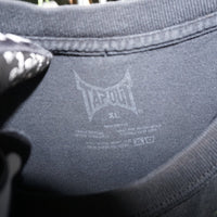 XL - Vintage Y2K Tapout military camo big aop jumbo print - Black - XL