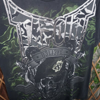XL - Vintage Y2K Tapout military camo big aop jumbo print - Black - XL