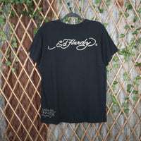 XL - Vintage Y2K Ed Hardy christian audigier eagle tattoo - Black - XL