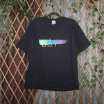 L - Vintage Y2K Bugle Boy paint splatter graphic 1990s - Black - L