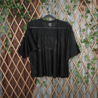 L - Vintage Y2K Logo 7 nfl los angeles las vegas oakland - Black - L