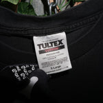 XL - Vintage Y2K Tultex bruce lee martial arts dragon shadow - Black - XL