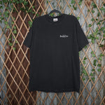 XL - Vintage Y2K Tultex bruce lee martial arts dragon shadow - Black - XL