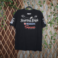 L - Vintage Y2K Fox racing suzuki soaring eagle sponsor dirt - Black - L
