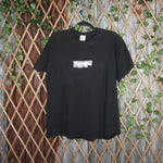 Vintage Y2K Supreme emilio pucci box logo usa made tee - Black