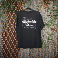 XL - Vintage Y2K Port And Company dockside morro bay - Black - XL