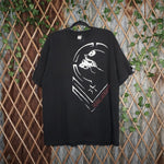 XL - Vintage Y2K Metal Mulisha big logo skull skeleton tee - Black - XL
