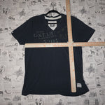 L - Vintage Y2K G-star Raw star essential logo faded neck - Gray - L
