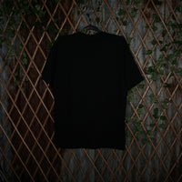 L - Vintage Y2K Jerzees born roam wolf semi trucker 3d - Black - L