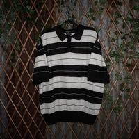 3XL - Vintage Y2K Lowrider charlie brown stripe chicano - Black - 3XL