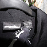 XL - Vintage Y2K American Vintage embroider dragon button - Black - XL