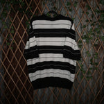 3XL - Vintage Y2K Lowrider charlie brown stripe chicano - Black - 3XL
