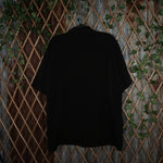 XL - Vintage Y2K American Vintage embroider dragon button - Black - XL