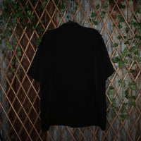 XL - Vintage Y2K American Vintage embroider dragon button - Black - XL