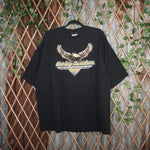3XL - Vintage Y2K Harley-davidson harley cafe las vegas - Black - 3XL