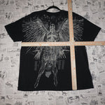 XL - Vintage Y2K Xvr Unlimited grunge knight skeleton angel - Black - XL